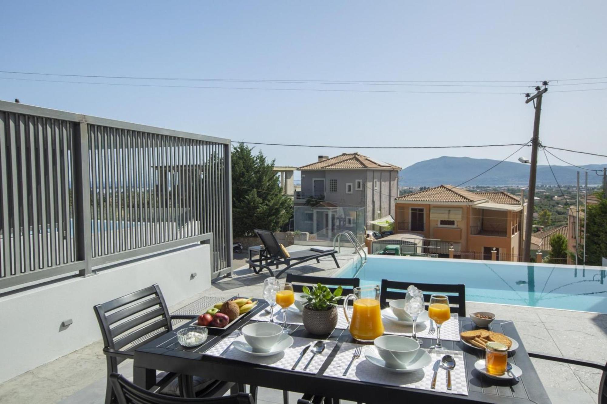 Aloft Luxury Villas Lefkada - Heated Pool Apolpaina Exterior photo